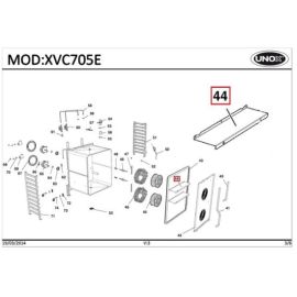 Панель дистанционная 0G1493A (1 шт.) для печи конвекционной электр. т.м. UNOX, серии XVC купить в Е.Маркет