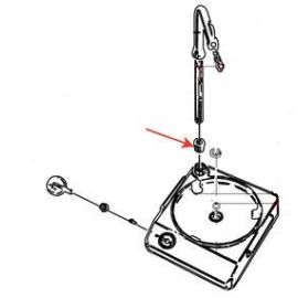 Втулка, защитная ручка, верхняя 22486 д/блендера т.м.HALLDE мод.VCM-41, VCM-42 купить в Е.Маркет