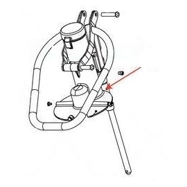 Гильза для системы кулисы 25161 д/машины д/резки овощей т.м. HALLDE мод. RG-250, RG-350 купить в Е.Маркет