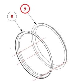Уплотнение двери TH0320010048 для машин стиральных т.м. TOLON купить в Е.Маркет
