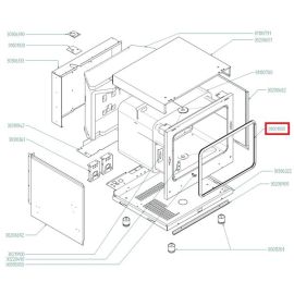 Уплотнение двери 01001000 для пароконвектоматов серии MKF купить в Е.Маркет