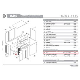 Фильтр воздушный 18178 для льдогенератора серии C (начиная с серийного номера 217604) купить в Е.Маркет
