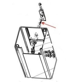 Штифт активатора короткий в сборе 40638 д/машины для резки овощей т.м. HALLDE мод. RG-350 купить в Е.Маркет