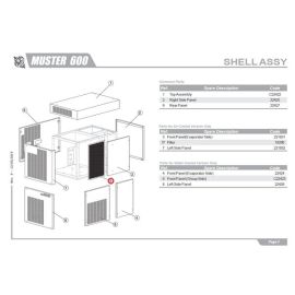 Фильтр воздушный 18200 для льдогенераторов т.м. Brema купить в Е.Маркет