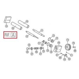 Блок валов верхний в сборе (RiF A) для машины тестораскаточной т.м. WLBake серии DL купить в Е.Маркет