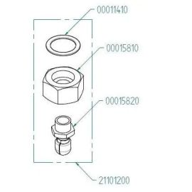 Комплект моечный 21101200 для печи модели EKF 711 E UD купить в Е.Маркет