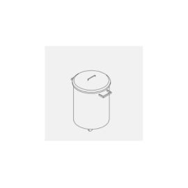 Бак Dihr P 03 для сбора отходов на колесах с педалью купить в Е.Маркет