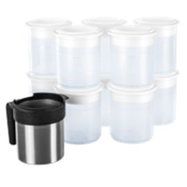 Комплект стаканов 10 шт. + защитный стакан 1 шт. для аппарата Pacojet 69013000 купить в Е.Маркет