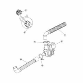 Помпа слива Apach 999319 купить в Е.Маркет