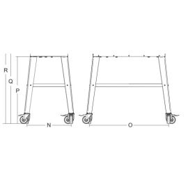 СтEнд для куттера KATANA 12 и KATANA 12VV с колесами купить в Е.Маркет