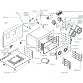 Уплотнение двери 01000740 для пароконвектоматов серии EKF купить в Е.Маркет