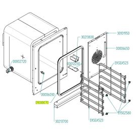 Уплотнение двери 01000070 для печи модели EKF 523 UD купить в Е.Маркет