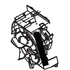 Вентилятор в сборе 58101056 для печи микроволновой т.м. Menumaster серии  RMS модели RMS510D купить в Е.Маркет