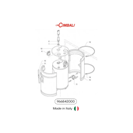 Бойлер кофе 966842000 для кофемашины т.м. La Cimbali серии S30 купить в Е.Маркет