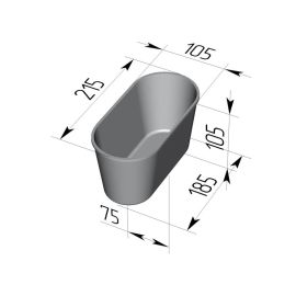 Кондитерская форма Спика Форма №10 овал купить в Е.Маркет