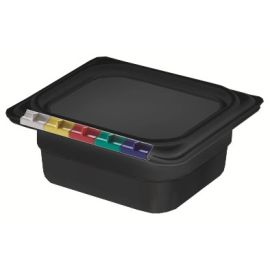 Гастроемкость из пластика Рестола 422101913, 1/6 h 65 мм, черная купить в Е.Маркет