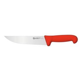 Нож Sanelli Ambrogio серии Supra Colore, SM09020R, для мяса 200 х 40 мм, красный купить в Е.Маркет
