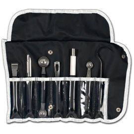 Набор для карвинга Sanelli Ambrogio A5481007, 7 предметов, черный купить в Е.Маркет