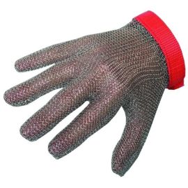 Перчатка кольчужная Manulatex A1852004, размер L большой, синяя купить в Е.Маркет