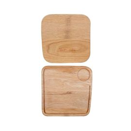 Блюдо деревянное 25,5х25,5см BUFFET WOOD ZCAWWBM1 купить в Е.Маркет