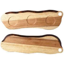 Блюдо деревянное 45,5х14,5см, двухстороннее, BUFFET WOOD ZCAWOB11 купить в Е.Маркет