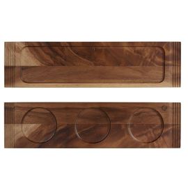 Блюдо деревянное 49,5х13см, двухстороннее, BUFFET WOOD ZCAWDBH31 купить в Е.Маркет
