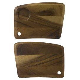 Блюдо деревянное GEO 29,5х21см, двухстороннее, BUFFET WOOD ZCAWCVMB1 купить в Е.Маркет