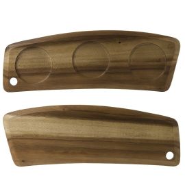 Блюдо деревянное GEO 46х15,5см, двухстороннее, BUFFET WOOD ZCAWCVLD1 купить в Е.Маркет