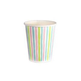 Стаканы бум 240 мл Stripes Multi купить в Е.Маркет