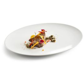 Блюдо овальное "MINIMAL' 35х25см V0858-0335 купить в Е.Маркет