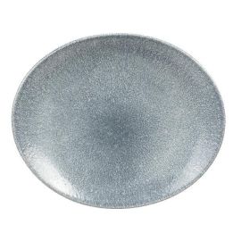 Блюдо овальное 27х22,9см, без борта, цвет RAKU TOPAZ BLUE, STUDIO PRINTS RKTBOP581 купить в Е.Маркет