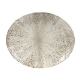 Блюдо овальное 27х22,9см, без борта, цвет STONE AGATE GREY, STUDIO PRINTS STAGOP581 купить в Е.Маркет