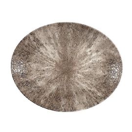 Блюдо овальное 27х22,9см, без борта, цвет STONE ZIRCON BROWN, STUDIO PRINTS STZBOP581 купить в Е.Маркет