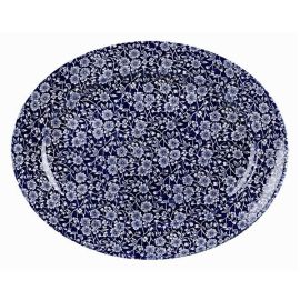 Блюдо овальное 36,5х29,3см VINTAGE PRINTS, цвет WILLOW VICTORIAN CALICO CAWRD141 купить в Е.Маркет
