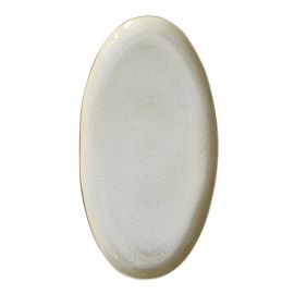 Блюдо овальное 55х27,5см, керамика, цвет PERLE, PLUME 962276 купить в Е.Маркет