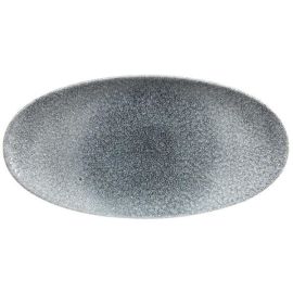 Блюдо овальное CHEFS 34,7х17,3см, без борта, цвет RAKU TOPAZ BLUE, STUDIO PRINTS RKTBOV351 купить в Е.Маркет