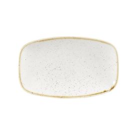 Блюдо прямоугольное 20х12,1см, без борта, STONECAST, цвет BARLEY WHITE SWHSXO71 купить в Е.Маркет
