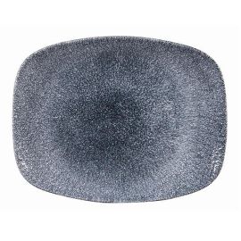 Блюдо прямоугольное CHEFS 26,1х20,2см, без борта, цвет RAKU TOPAZ BLUE, STUDIO PRINTS RKTBOBL31 купить в Е.Маркет