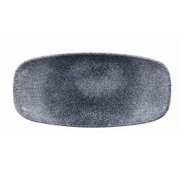 Блюдо прямоугольное CHEFS 26,9х12,7см, без борта, цвет RAKU TOPAZ BLUE, STUDIO PRINTS RKTBXO101 купить в Е.Маркет