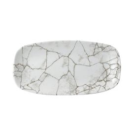 Блюдо прямоугольное CHEFS 29,8х15,3см, без борта, цвет KINTSUGI AGATE GREY, STUDIO PRINTS KTAGXO111 купить в Е.Маркет