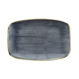 Блюдо прямоугольное CHEFS 30х19,9см, без борта, STONECAST, цвет BLUEBERRY SBBSOBL41 купить в Е.Маркет