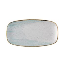 Блюдо прямоугольное CHEFS 35,5х18,9см, без борта, STONECAST ACCENTS, цвет DUCK EGG BLUE ASDEXO141 купить в Е.Маркет