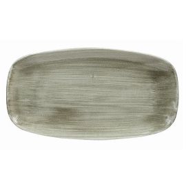 Блюдо прямоугольное CHEFS 35,5х18,9см, без борта, STONECAST PATINA, цвет BURNISHED GREEN PABGXO141 купить в Е.Маркет