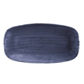 Блюдо прямоугольное CHEFS 35,5х18,9см, без борта, STONECAST PATINA, цвет COBALT BLUE PABLXO141 купить в Е.Маркет