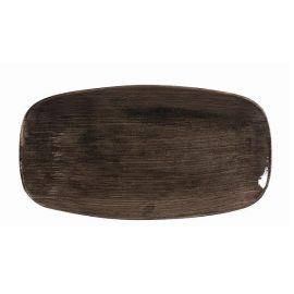 Блюдо прямоугольное CHEFS 35,5х18,9см, без борта, STONECAST PATINA, цвет IRON BLACK PAIBXO141 купить в Е.Маркет