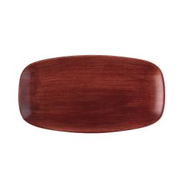 Блюдо прямоугольное CHEFS 35,5х18,9см, без борта, STONECAST PATINA, цвет RUST RED PAREXO141 купить в Е.Маркет