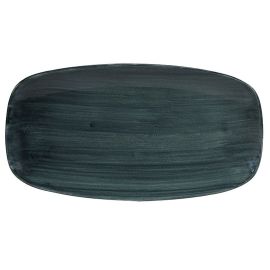 Блюдо прямоугольное CHEFS 35,5х18,9см, без борта, STONECAST PATINA, цвет RUSTIC TEAL PATRXO141 купить в Е.Маркет