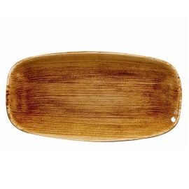 Блюдо прямоугольное CHEFS 35,5х18,9см, без борта, STONECAST PATINA, цвет VINTAGE COPPER PAVCXO141 купить в Е.Маркет