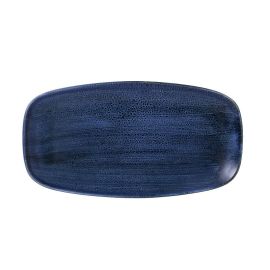 Блюдо прямоугольное CHEFS 35,5х18,9см, без борта, STONECAST PLUME, цвет ULTRAMARINE PLULXO141 купить в Е.Маркет