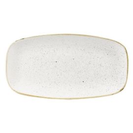 Блюдо прямоугольное CHEFS 35,5х18,9см, без борта, STONECAST, цвет BARLEY WHITE SWHSXO141 купить в Е.Маркет